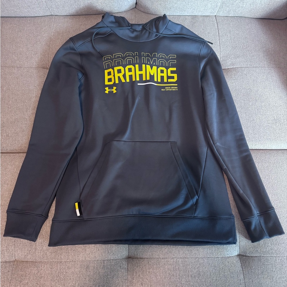 Under Armour UFL San Antonio Brahmas Sweatshirt in Black and Yellow